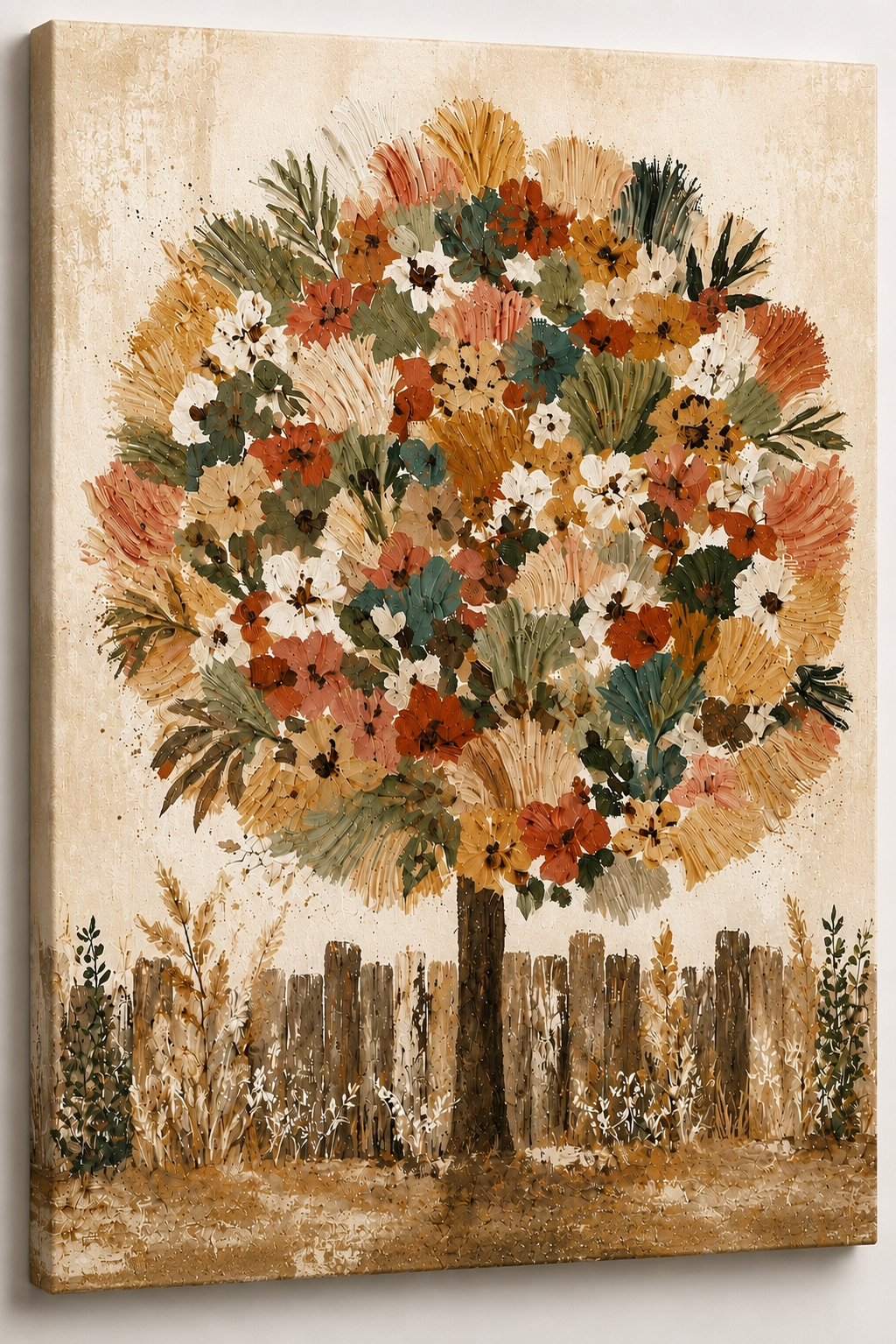 Bohemian Blossom - Boho Art Blossom Tree Wall Art Print