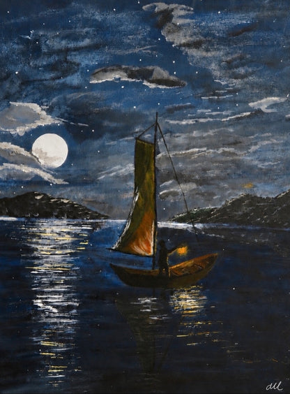 Moonlight Fisherman