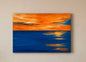 Golden Skies - Seascape Golden Wall Art Decor