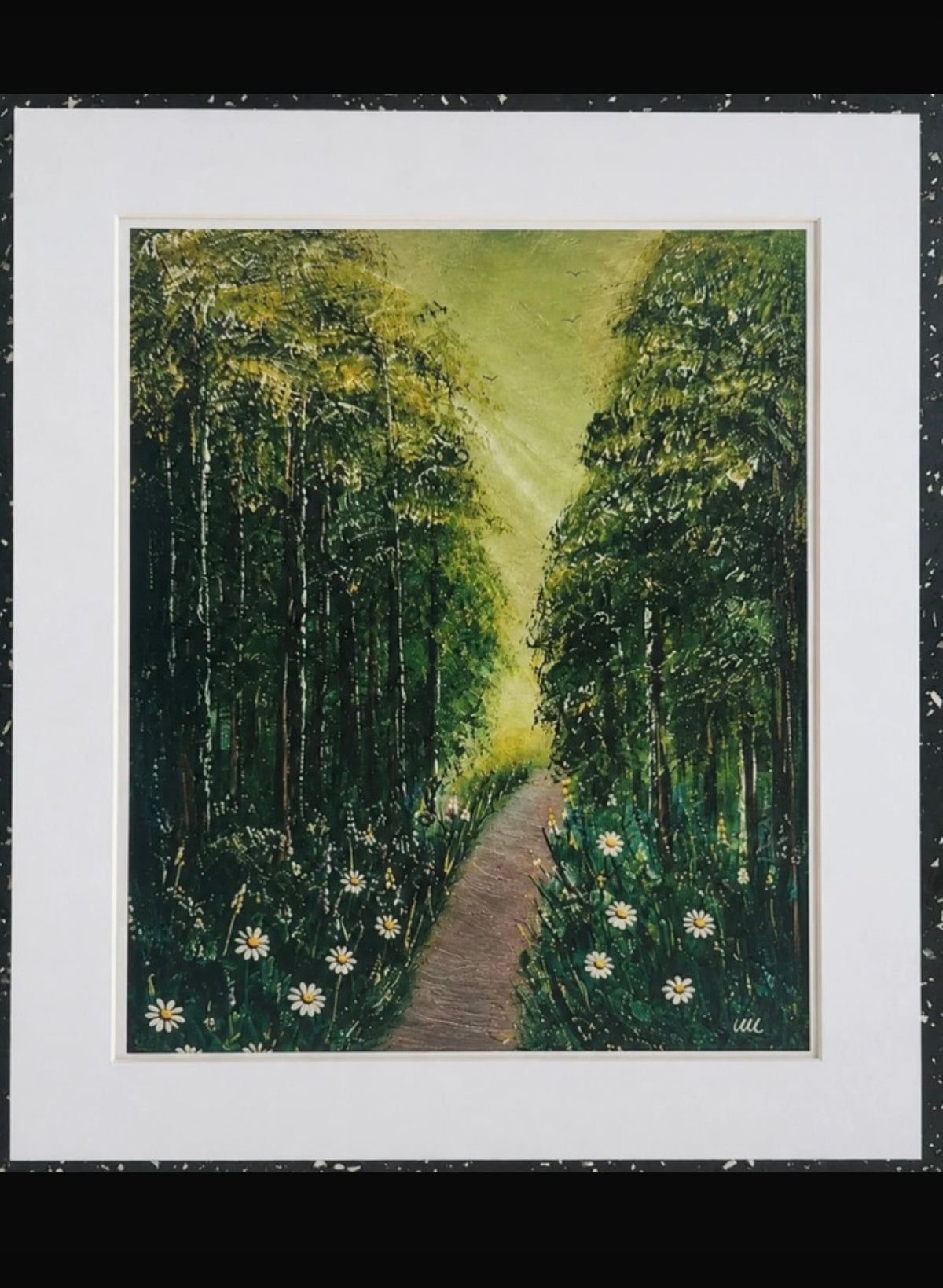 Woodland Escape - Sun bleached Forest Walk - Woodland art decor