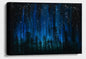 Aurora Pines - Northern Lights Electric Blue Skies Wall Art - Aurora Borealis Home Decor