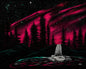 Aurora Rose - Northern Lights Pink Skies - Aurora Borealis Pink and Black Wall Art